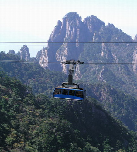 给您带来太平索道;; 黄山索道图片图片_黄山照片; 太平索道短期检修